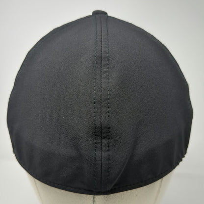 Russell Baseball Cap Black XL Stretch Fit Performance Athletic Heat Transfer Hat
