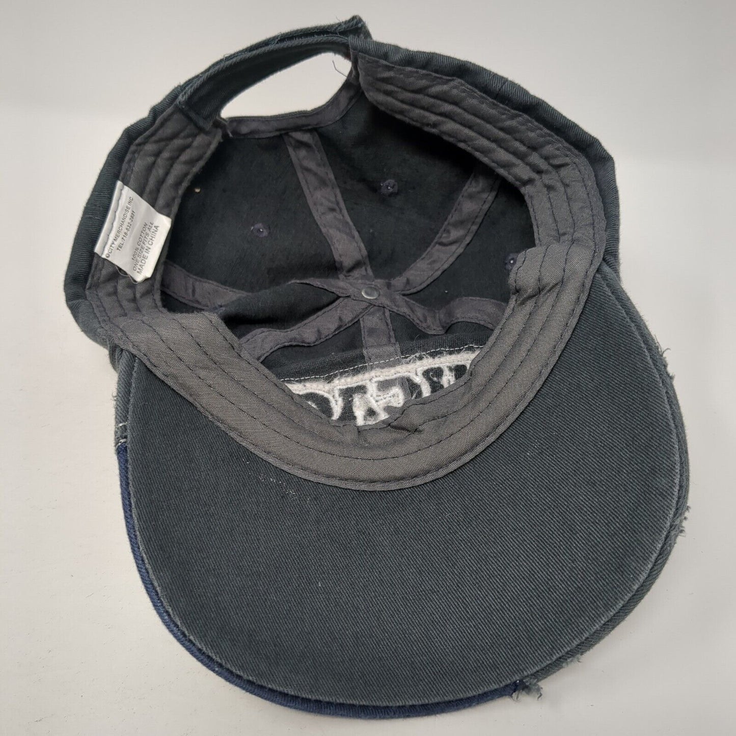 Chicago Strapback Hat Blue One Size Adjustable Embroidered 6 Panel