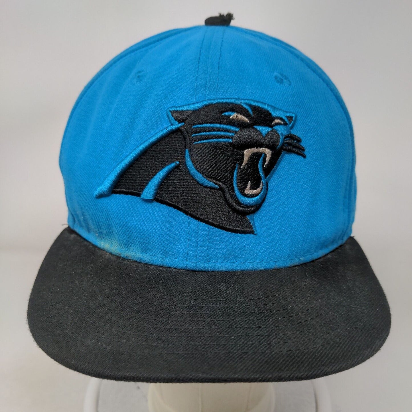 Carolina Panthers Snapback Hat Blue Size M/L Embroidered Logo NFL New Era 9Fifty