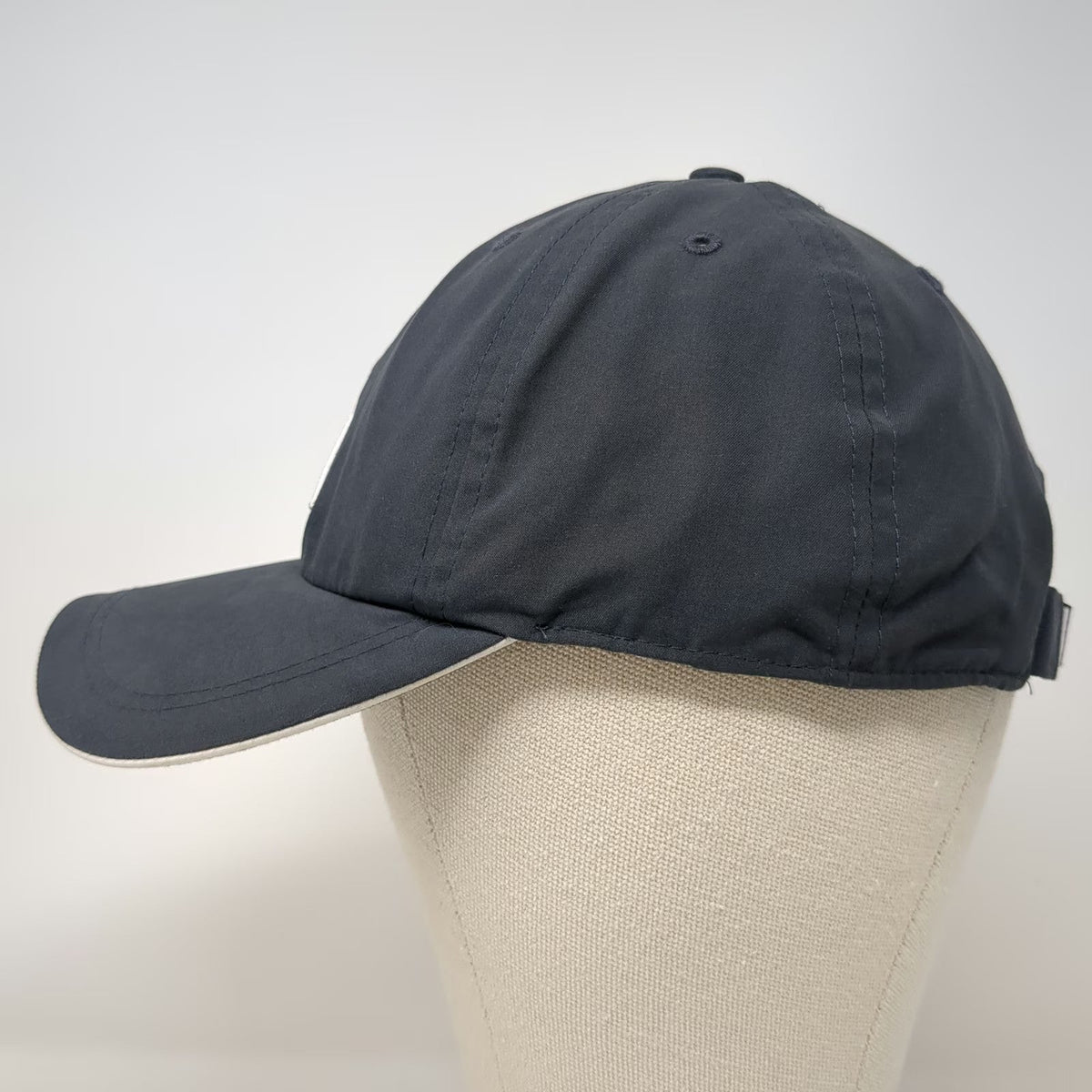 Adidas Baseball Cap Blue One Size Climalite Polyester Strapback Pink Logo Hat