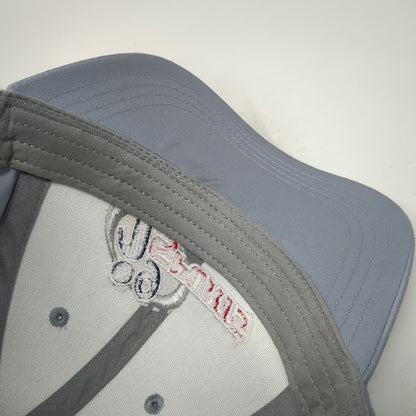 i9 Sports Hat Boys Baseball Cap Gray One Size Polyester Performance Strapback
