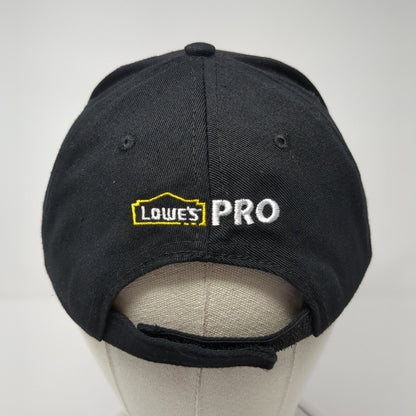Klein Tools Lowe's Pro Strapback Hat Black One Size Adjustable Embroidered