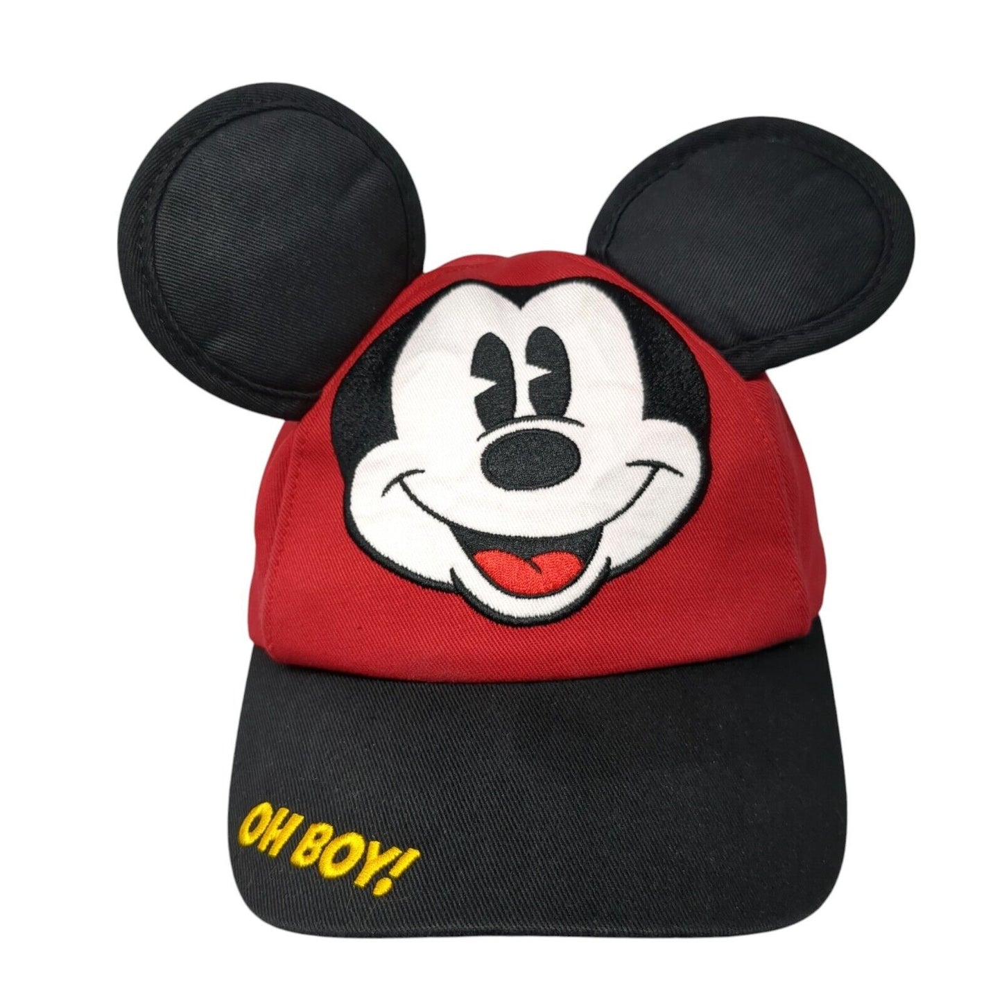 Mickey Mouse Ears Snapback Hat Red Toddler 51-53cm Oh Boy Disney Parks