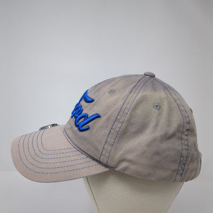 Ford Genuine Parts Slideback Baseball Cap Gray One Size Adjustable Bottle Opener