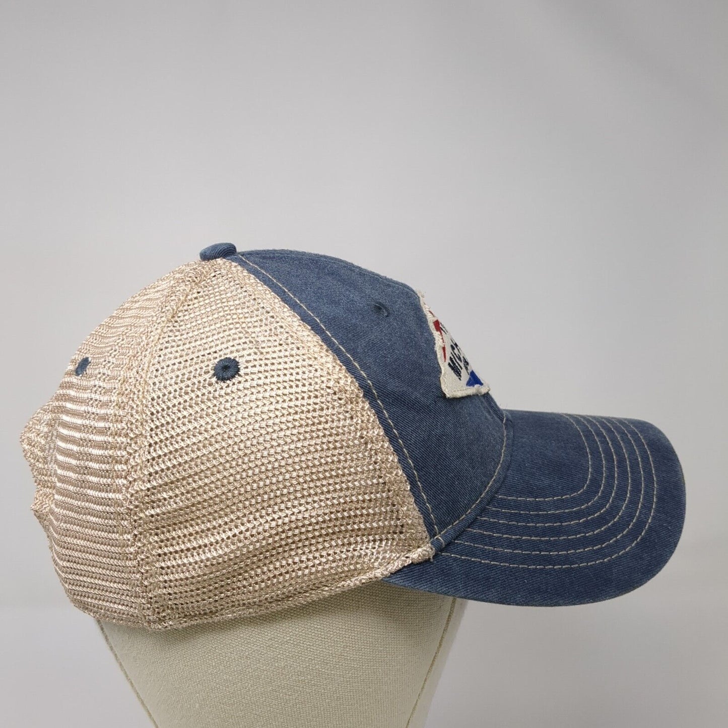 1837 Michigan Holland Snapback Trucker Hat Multi OS Adjustable Mesh Back Blue84