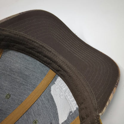 Richardson Trucker Hat Brown Camo One Size Snapback Seid Crane Service Mesh