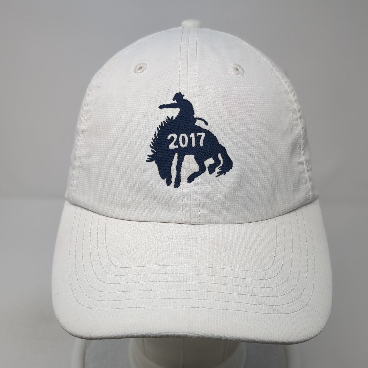 2017 Meadow Lake Acres Strapback Hat White One Size Adjustable Imperial