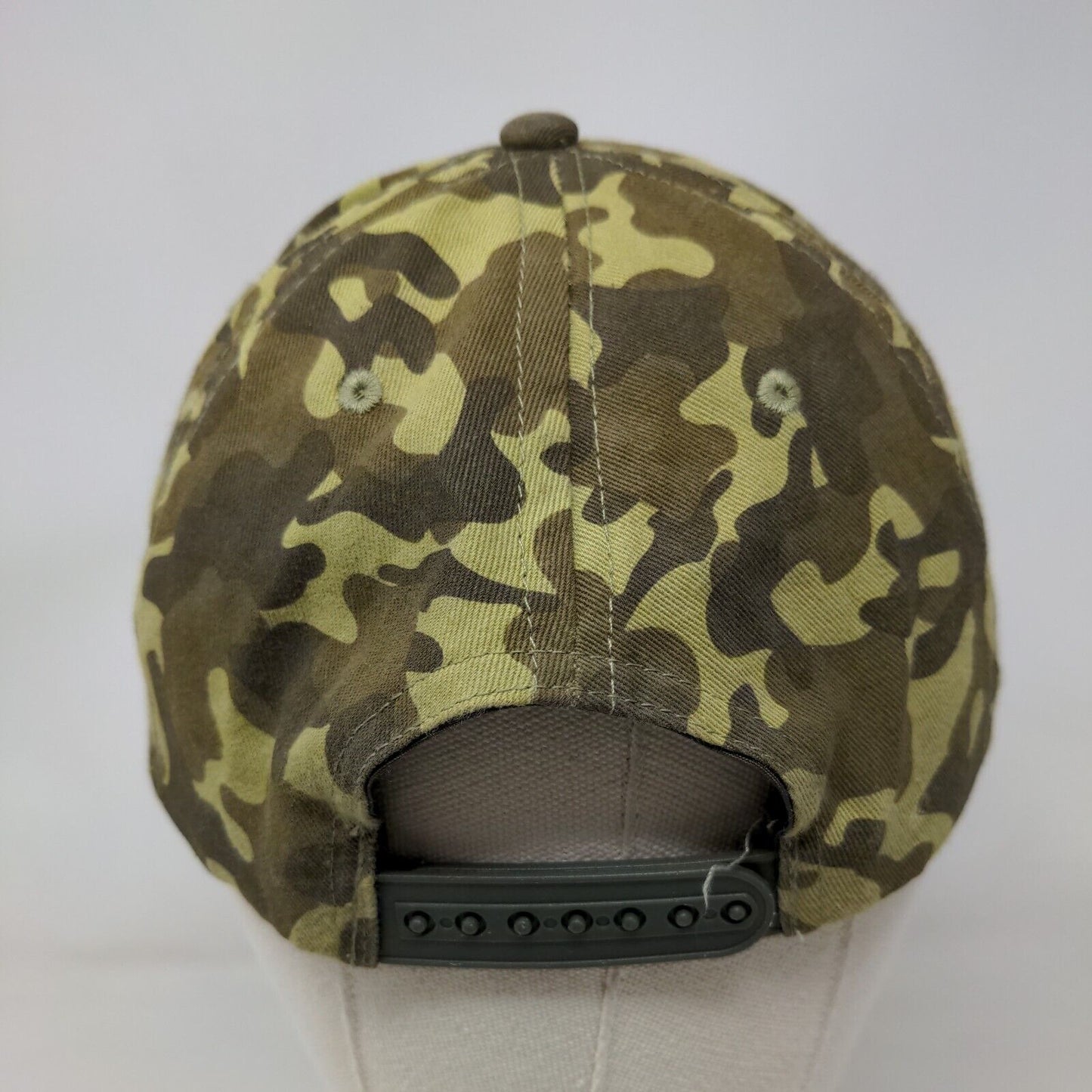 New York Yankees Camo Snapback Hat Green Embroidered Logo Adjustable