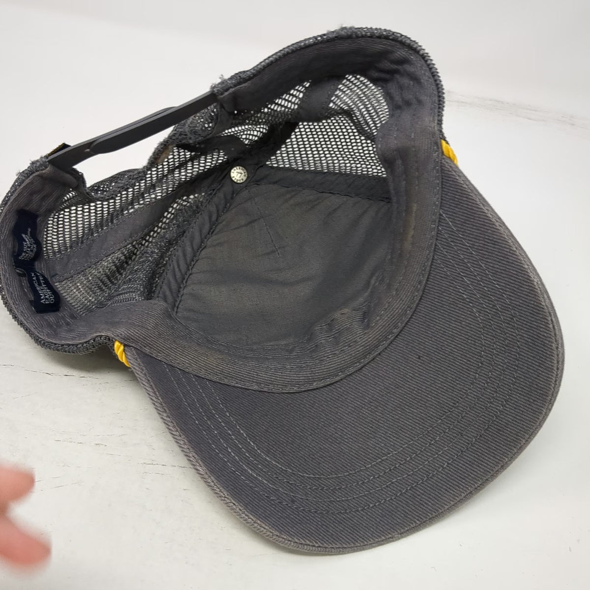 American Eagle Outfitters Trucker Hat Gray One Size El Capitan Rope Snapback Hat