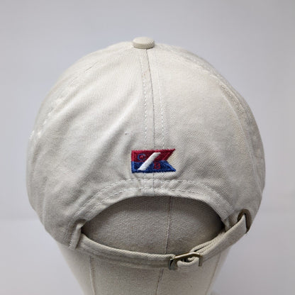 Cutter & Buck Patch Slideback Hat Tan One Size Adjustable 6 Panel