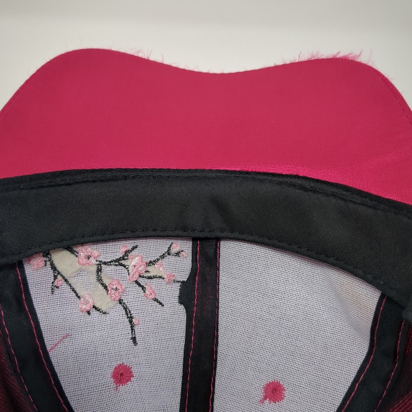 NYC Underground Slideback Hat Pink One Size Adjustable Embroidered