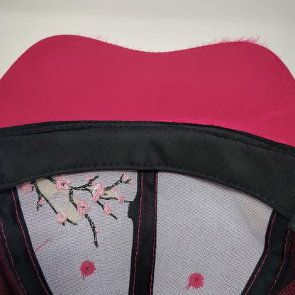 NYC Underground Slideback Hat Pink One Size Adjustable Embroidered