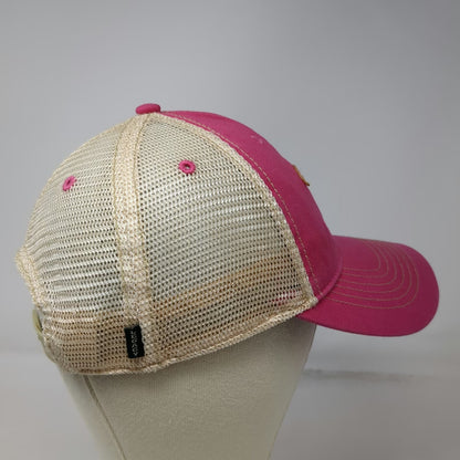 Legacy Pink Trucker Hat One Size Hanalei Hawaii Islands Mesh Snapback Adjustable