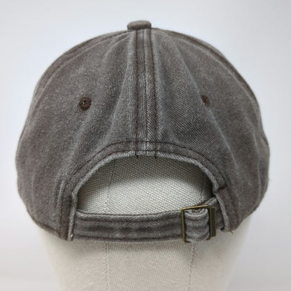 Brown Baseball Cap One Size MAHA EST 2024 Embroidered Washed Slideback Hat