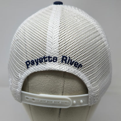 Vie Trucker Hat Blue One Size Idaho Payette River Cascade Raft Kayak Mesh Back
