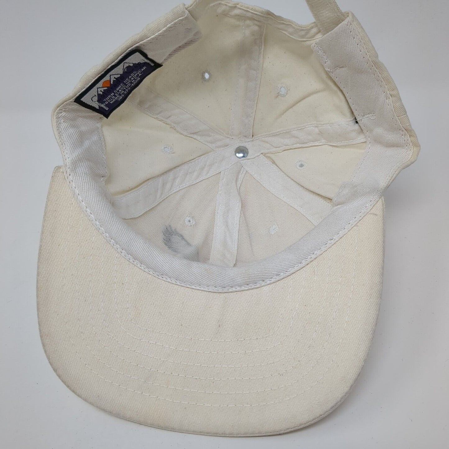 CSI Eagles Strapback Hat Tan One Size Embroidered 6 Panel Colorado Cap