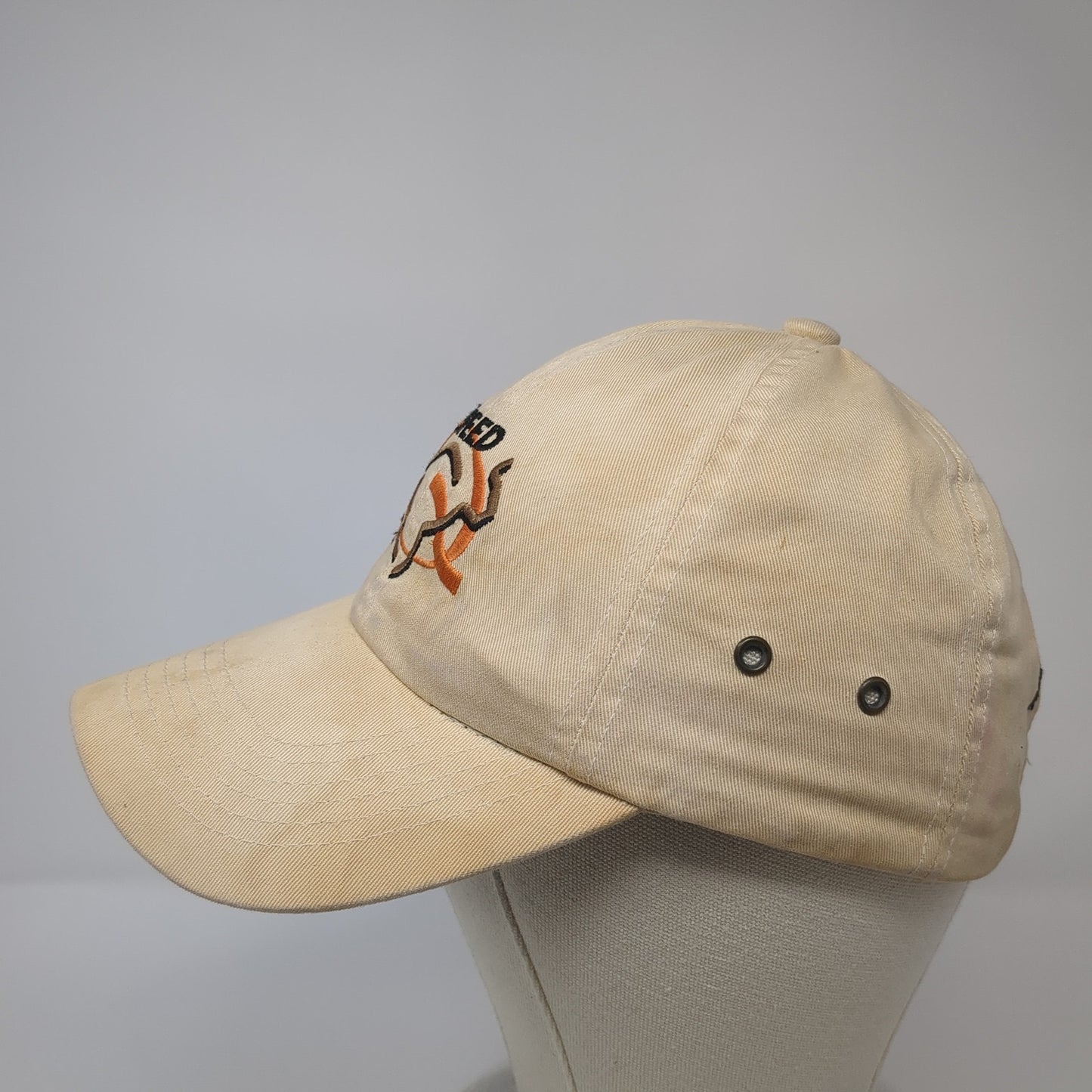Flex Speed Samtec Slideback Hat Beige One Size Adjustable Sportsman