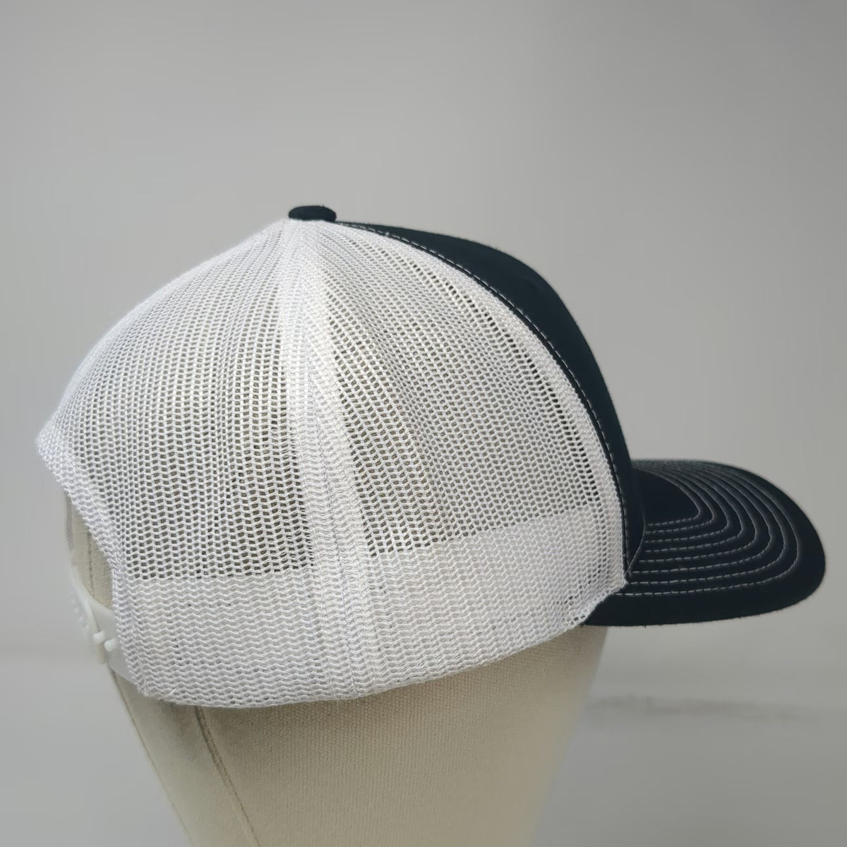 Richardson Trucker Hat Black One Size OSU Wheat Mesh Snapback Agriculture Hat