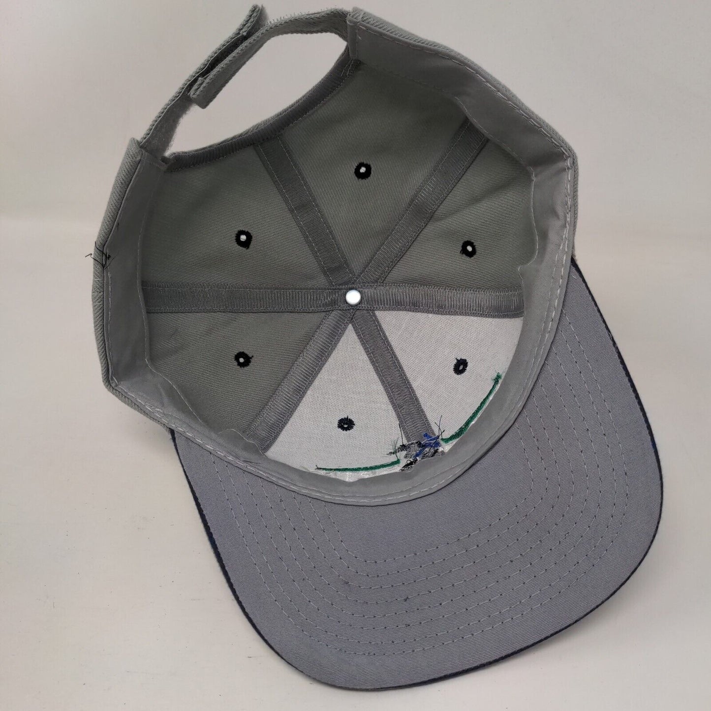 Pto. Vallarta Mexico Strapback Hat Gray One Size Embroidered 6 Panel
