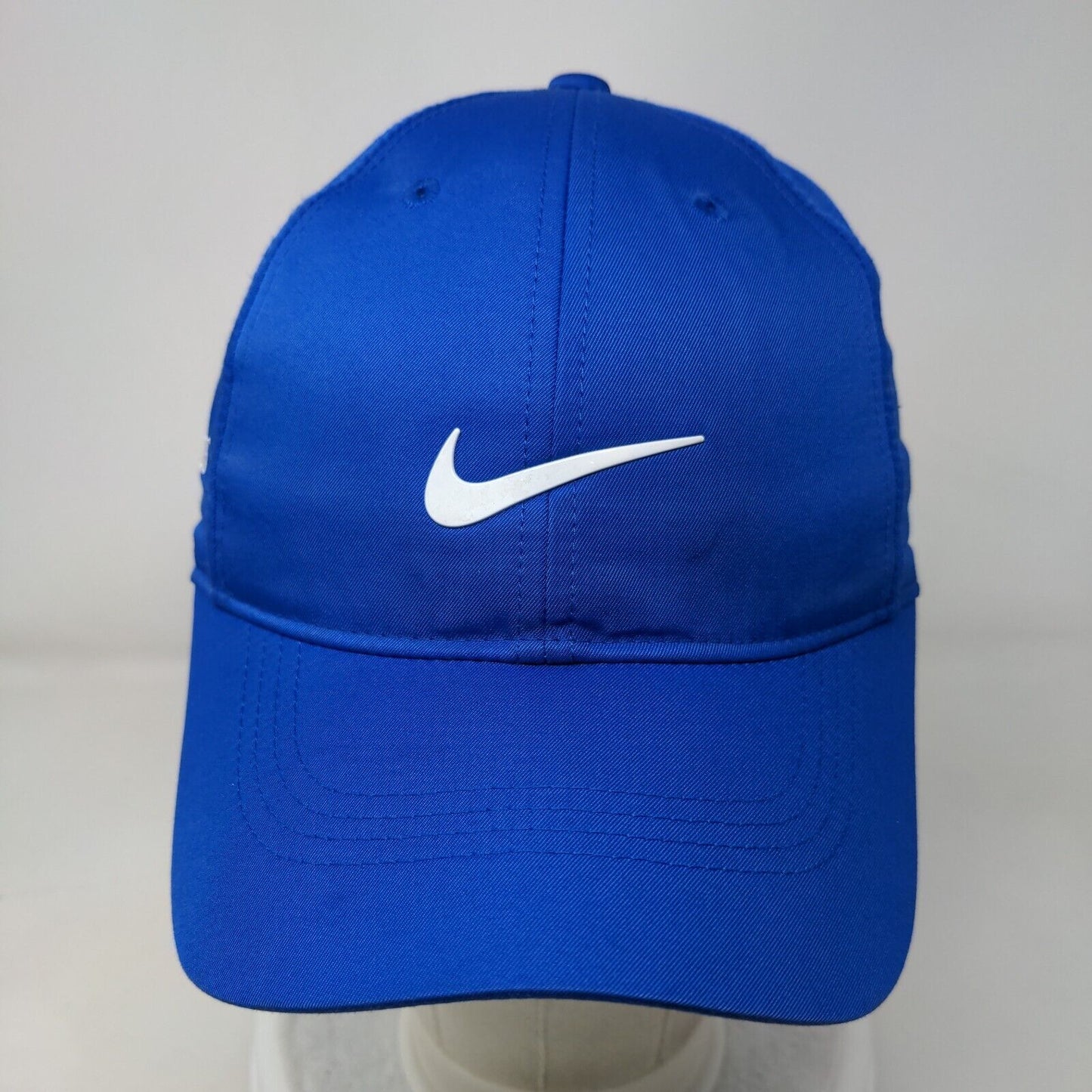 Nike Golf Strapback Hat Blue OSFM Swoosh Dutch Bros Boise 6 Panel