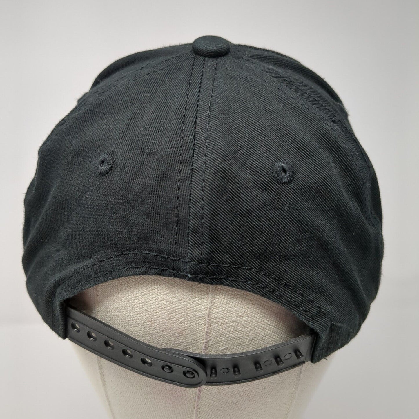 MFM Fan Cult Snapback Hat Black One Size Adjustable Embroidered Vented Holes