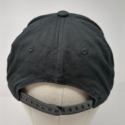 MFM Fan Cult Snapback Hat Black One Size Adjustable Embroidered Vented Holes