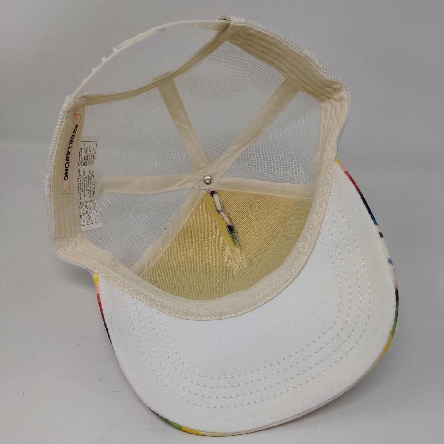 Billabong Since 1973 Snapback Trucker Hat Multicolor OS Adjustable Mesh Back