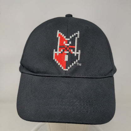 Indianapolis Indians Mens Strapback Hat Black Adjustable Embroidered Logo Cotton