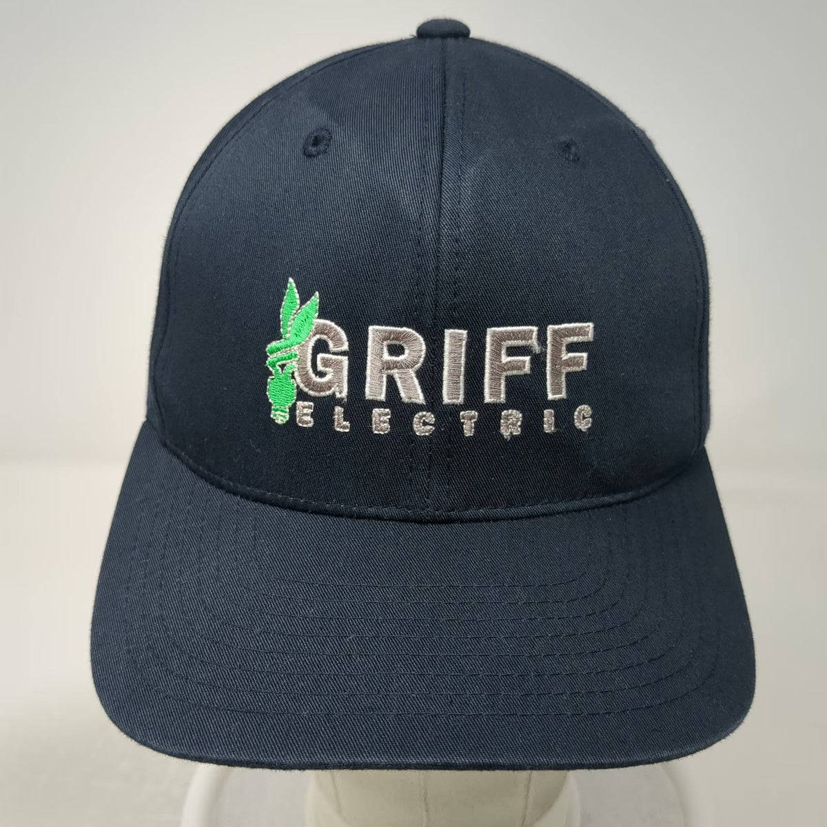 Pacific Headwear Baseball Cap Blue One Size Griff Electric Green Under Visor Hat