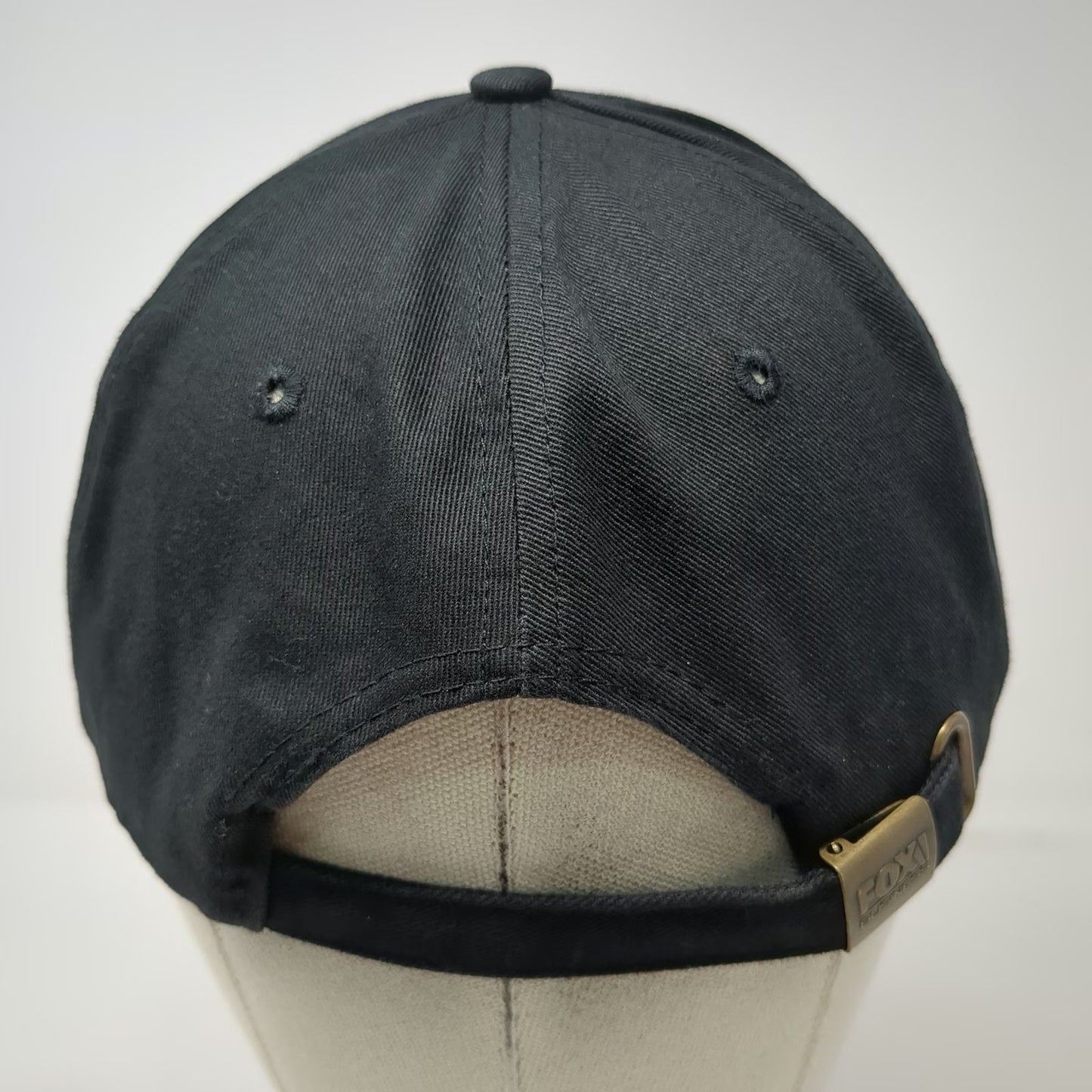 Barker Gear Fox Business Logo Baseball Cap Black One Size Cotton Adjustable Hat