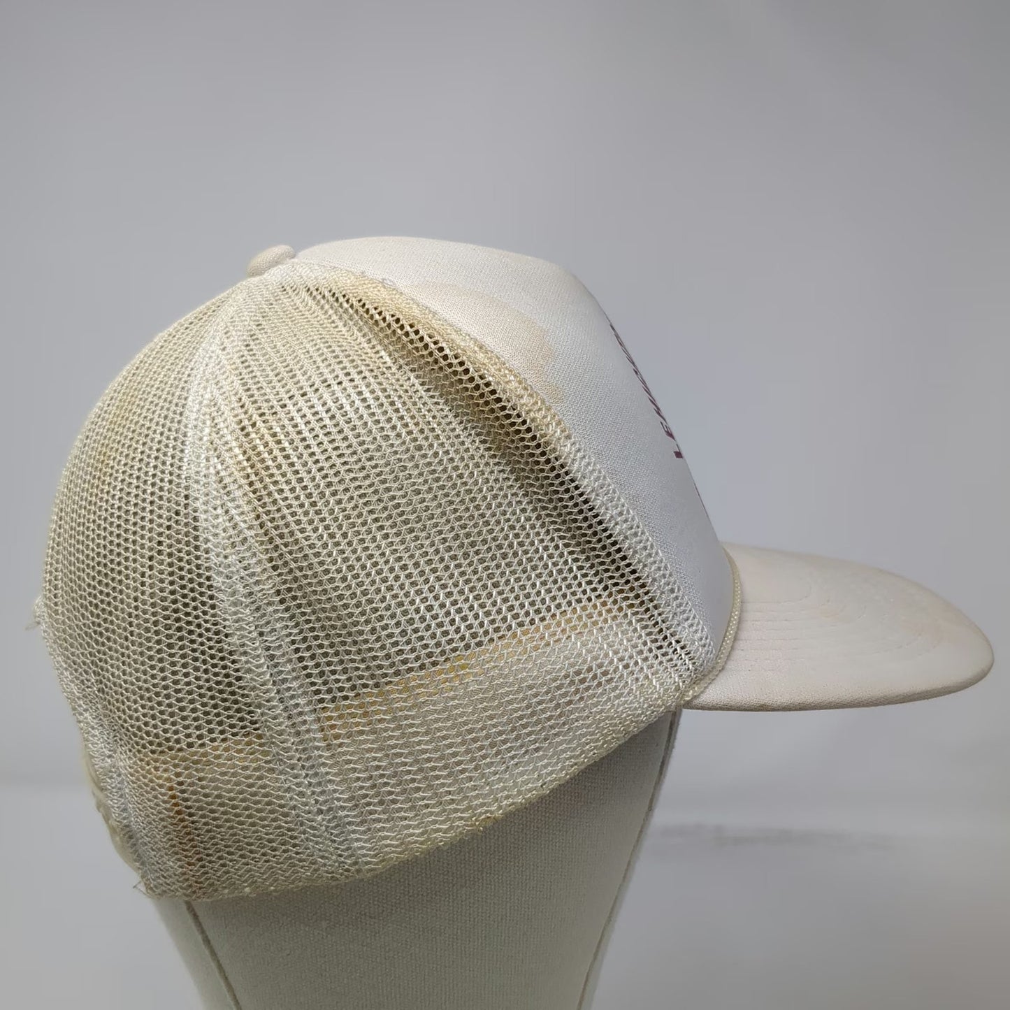 T.I. Trucker Hat Beige One Size Lehighton Auto Show Anniversary Car Snapback