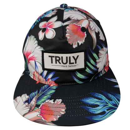 Truly Hard Seltzer Snapback Hat Multicolor OS Adjustable Embroidered Floral