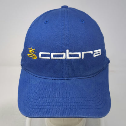 Cobra Baseball Cap Blue One Size Golf Adjustable Embroidered Logo Crown S Hat