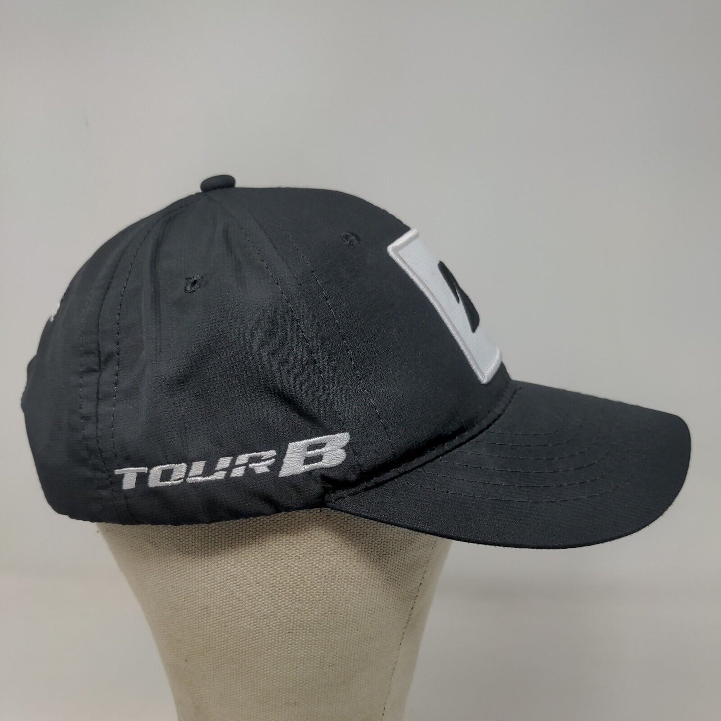 Bridgestone Golf Men's Slideback Hat Black Adjustable Polyester Embroidered Logo