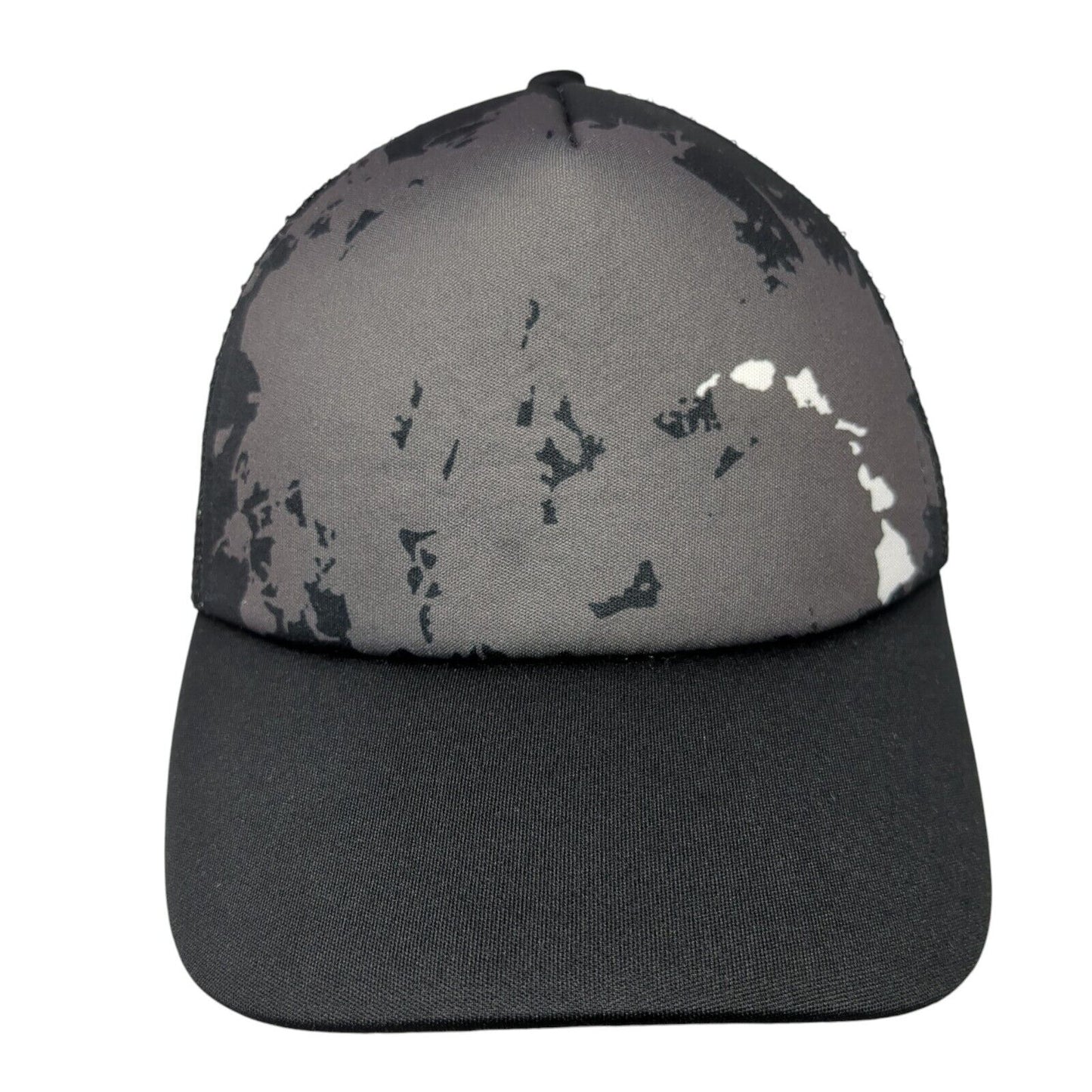 Surfware Hawaiian Classics Snapback Trucker Hat Black OS Adjustable Mesh Back