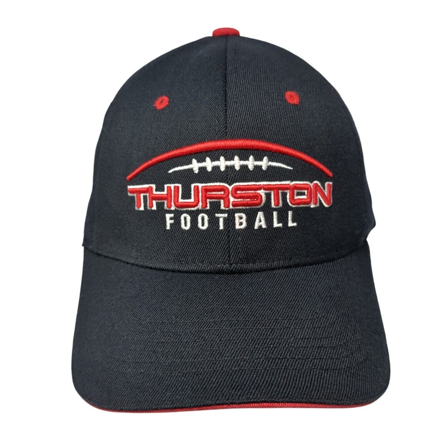 Thurston Football Colts Fitted Hat Black L/XL Embroidered 6 Panel Prep Gear