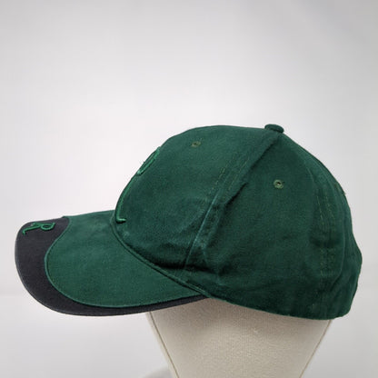 Letter R Slideback Hat Green One Size Adjustable Embroidered Robertson