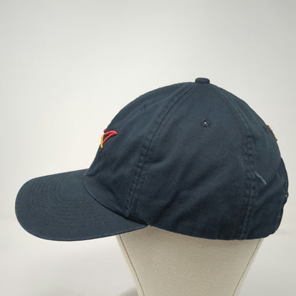Greg Norman Baseball Cap Blue One Size Multi-Color Shark Logo Slideback Hat