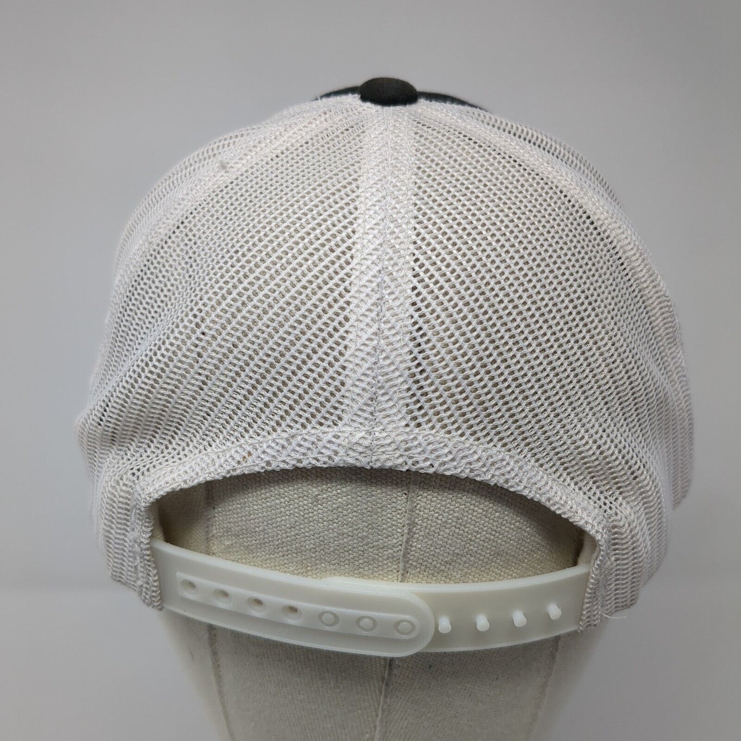 Idaho Beard Snapback Mesh Back Trucker Hat Black One Size Colorblock