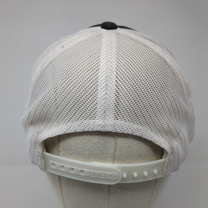 Idaho Beard Snapback Mesh Back Trucker Hat Black One Size Colorblock