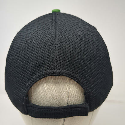 John Deere Baseball Cap Green One Size Mesh Back Contrast Piping Strapback Hat