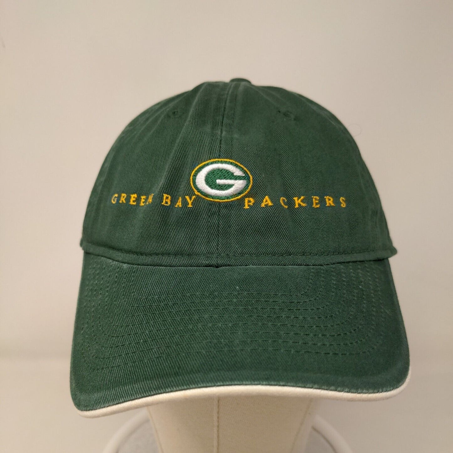 NFL Men's Slideback Hat Green Size OSFA Embroidered Green Bay Packers Logo