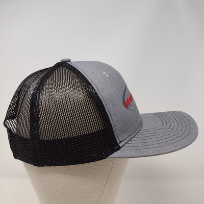 Magic Valley Equipment Snapback Trucker Hat Gray OSFA Mesh Back