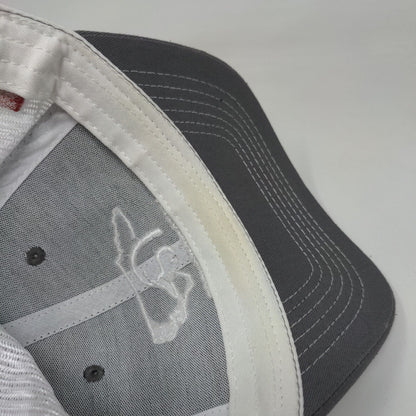 Major Sponsor Snapback Mesh Back Trucker Hat Gray One Size 6 Panel