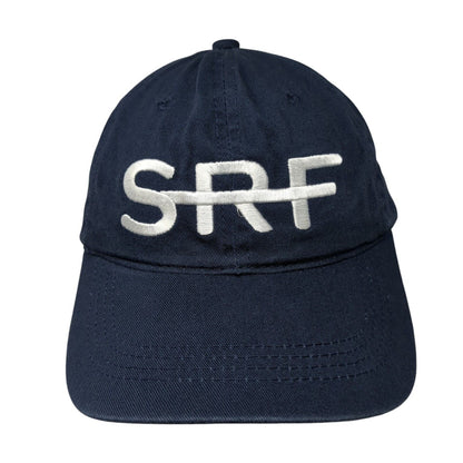 SRF Adult Slideback Hat Blue OS Adjustable Embroidered 6 Panel Outdoor Cap