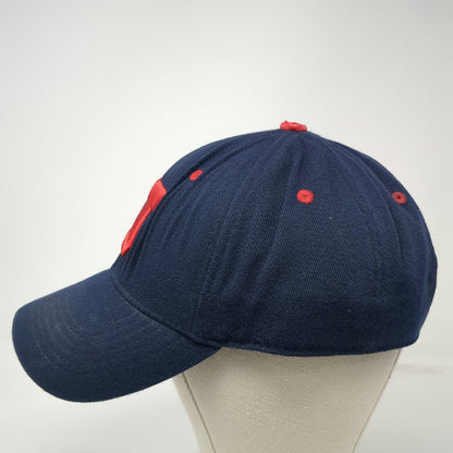 Utah Utes NCAA Top of the World Blue One Size One Fit Cap Hat Curved Brim Red