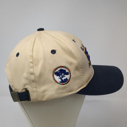 Ahead Baseball Cap Beige U.S. Open 2000 Pebble Beach Golf Hat Strap Vintage