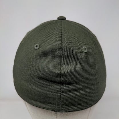 Boy Scout of America Webelo Fitted Cap Green S/M Embroidered Plaid Vented Holes