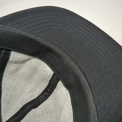 Reynolds Trucker Hat Black One Size Script F Logo Mesh Snapback Made in USA