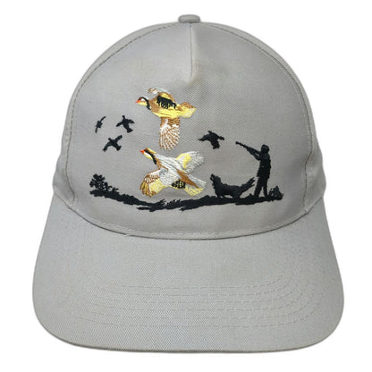 Mountaintop Marketing 5 Panel Gray Hat One Size Pheasant Bird Hunting Snapback